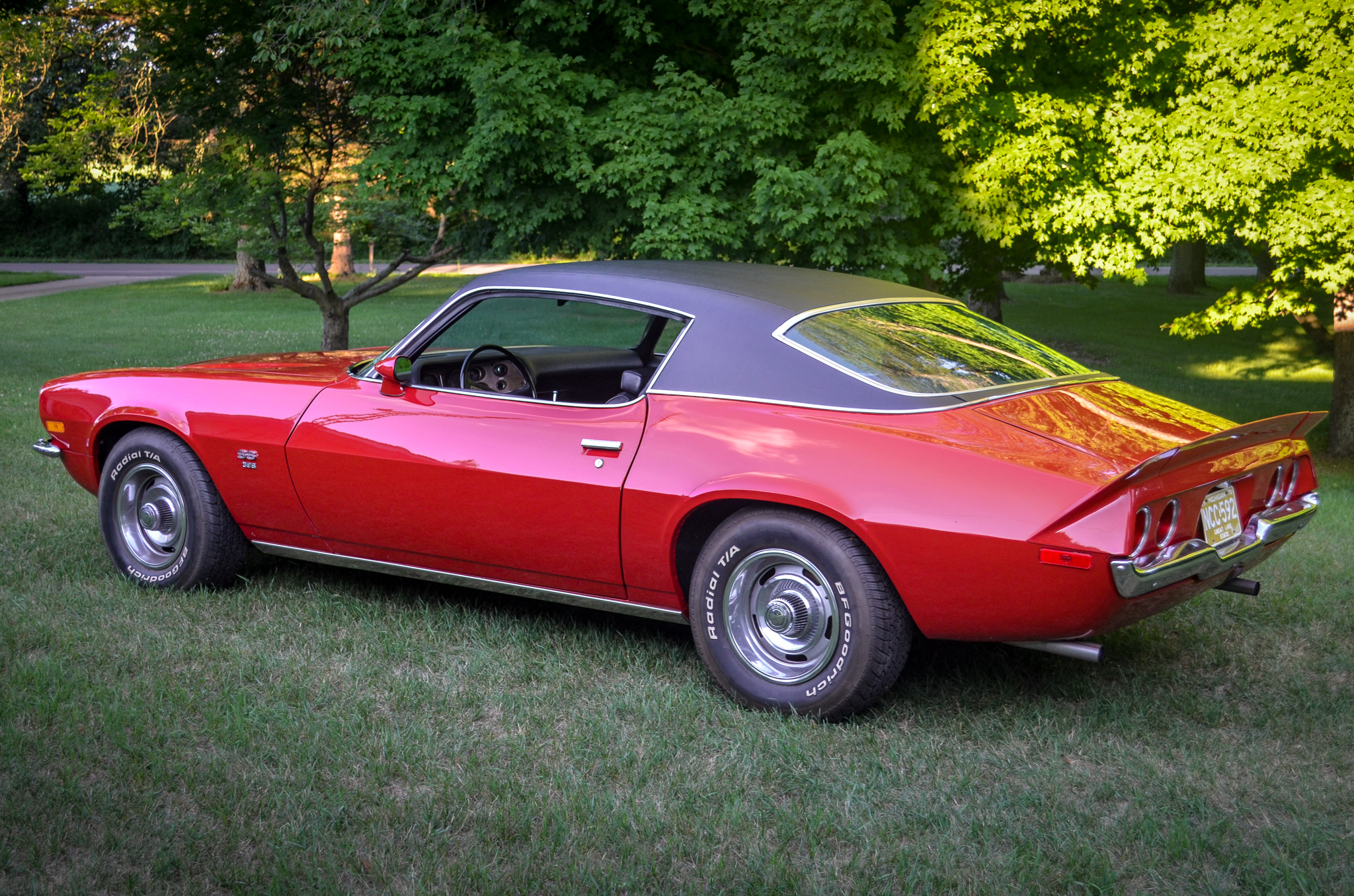 1970 Camaro-repainted in the original cranberry red