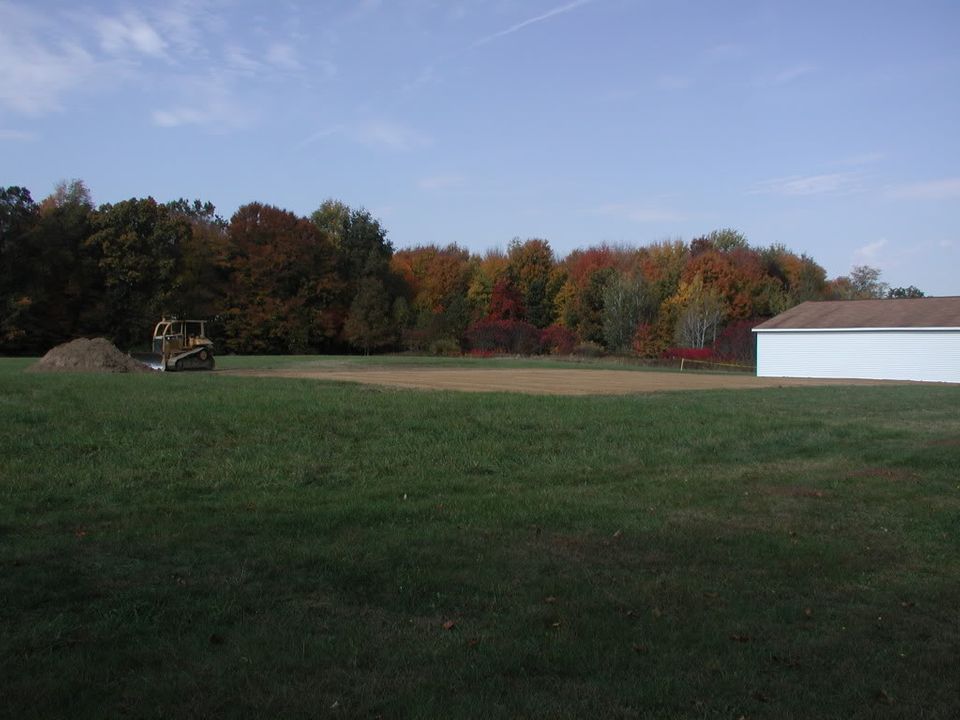 October 11. All the site work has been completed.
