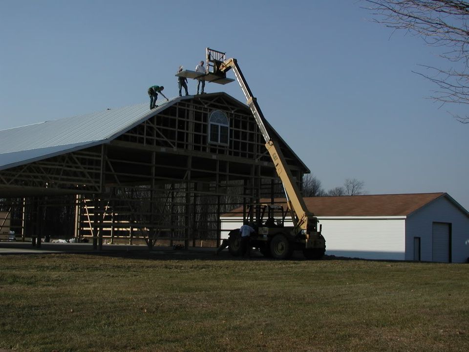 11/12/10 Time to put the metal on the roof.