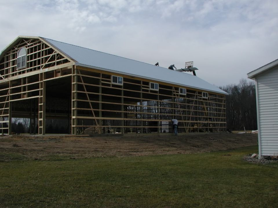 11/12/10 Time to put the metal on the roof.